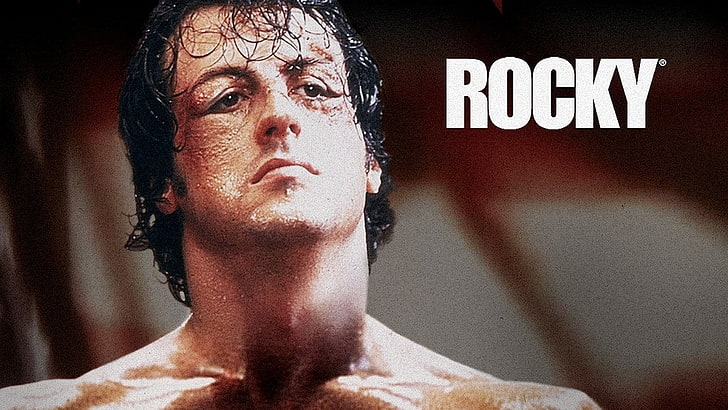 Sylvester Stallone, Movie, Rocky, one person, portrait, headshot, HD wallpaper