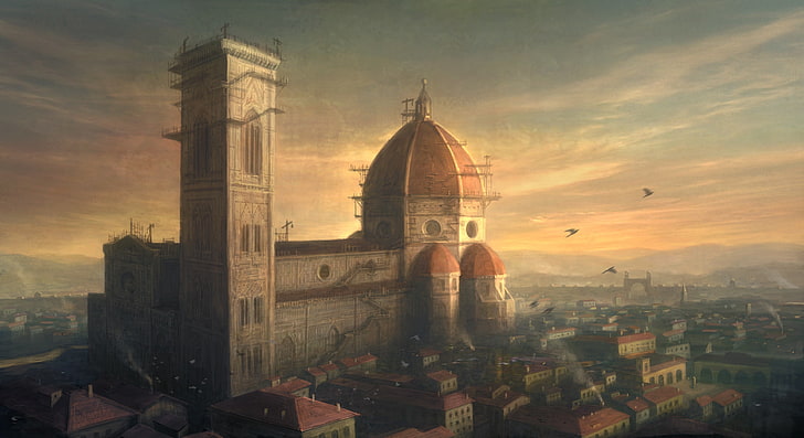 Assassin's Creed, Florence, architecture, building exterior, HD wallpaper