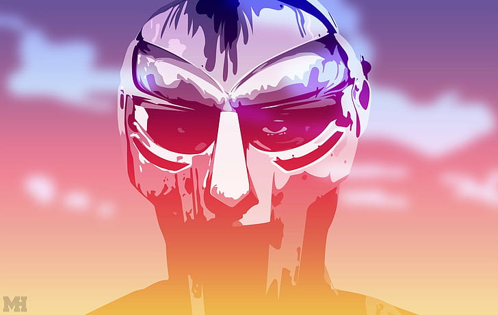 mf doom music hip hop mask, HD wallpaper