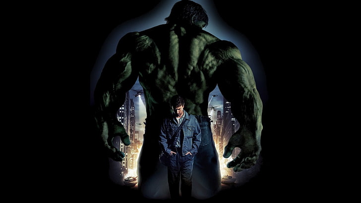 Movie, The Incredible Hulk, studio shot, indoors, standing, HD wallpaper