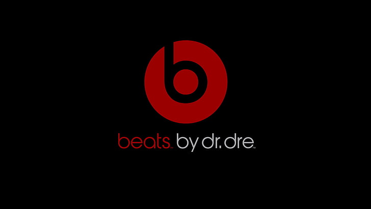 Beats by Dr. Dre logo with text overlay, music, beats by dr.dre, HD wallpaper