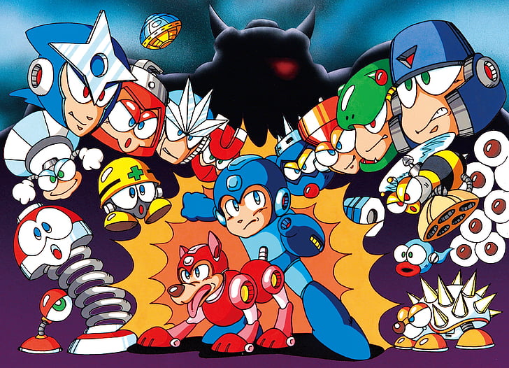 Mega Man, Mega Man 3, Gemini Man (Mega Man), Hard Man (Mega Man), HD wallpaper