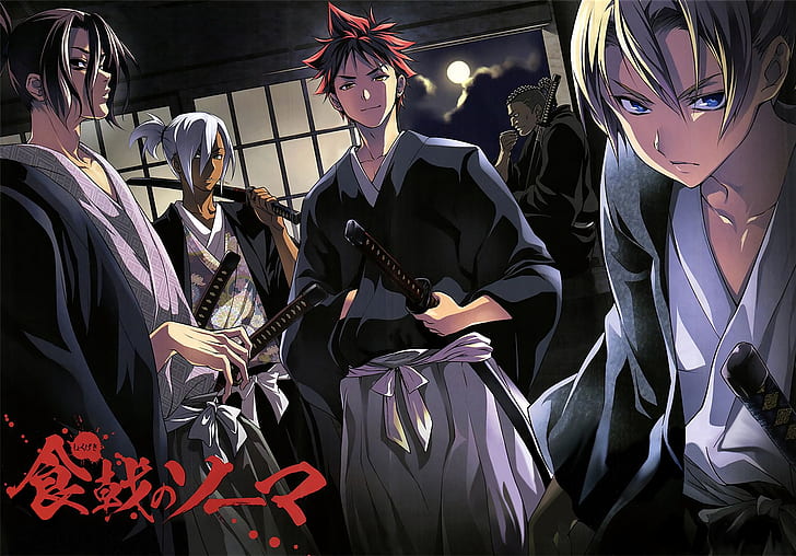 Anime, Food Wars: Shokugeki no Soma, Akira Hayama, Ryō Kurokiba, HD wallpaper