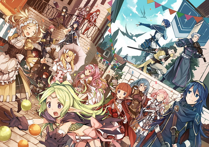 I made a wallpaper to celebrate some of my favourite women in the Fire  Emblem series Lots of rad gals over the years  rfireemblem