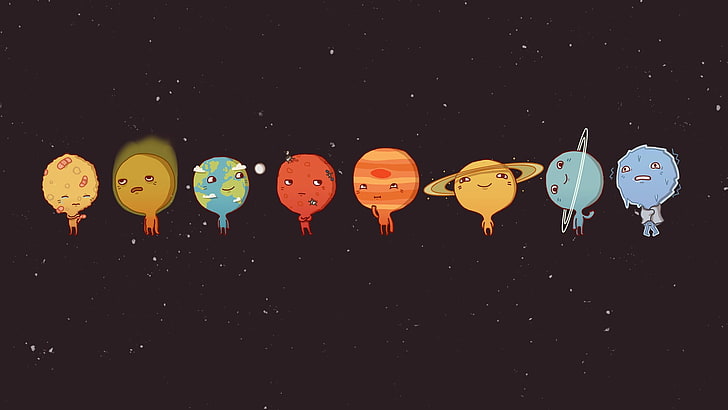 planet digital wallpaper, space, Sun, Venus, Mercury, Earth, Mars, HD wallpaper