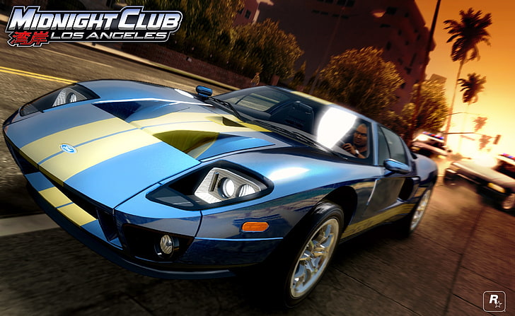 Midnight Club Los Angeles Ford GT, Midnight Club Los Angeles game cover