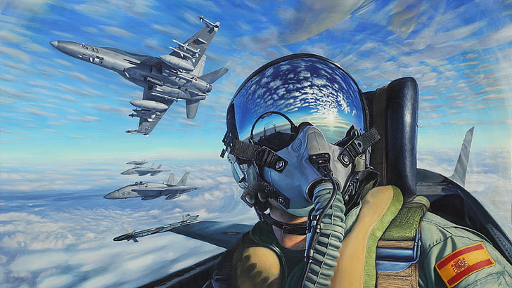HD wallpaper: aviation, air force, aircraft, airplane, spanish air force |  Wallpaper Flare