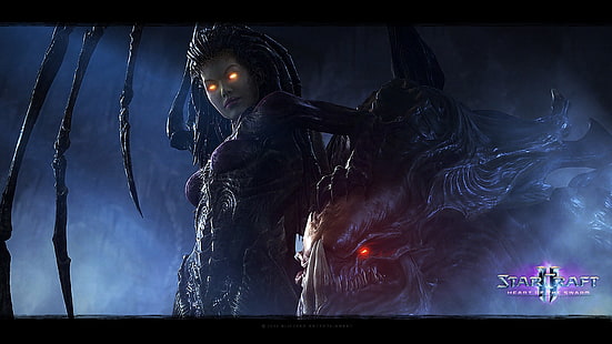 Starcraft II, video games, Sarah Kerrigan, StarCraft II : Heart Of The Swarm HD wallpaper