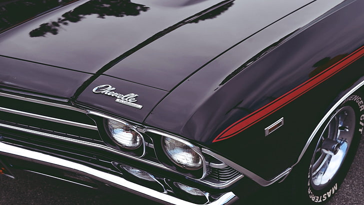car, vintage, Retro style, old, Chevrolet Chevelle, land vehicle, HD wallpaper