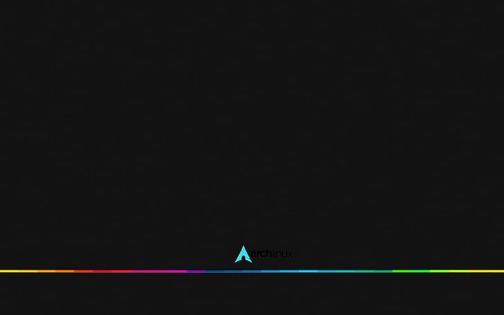 minimalistic linux rainbows arch linux 2560x1600  Technology Linux HD Art, HD wallpaper