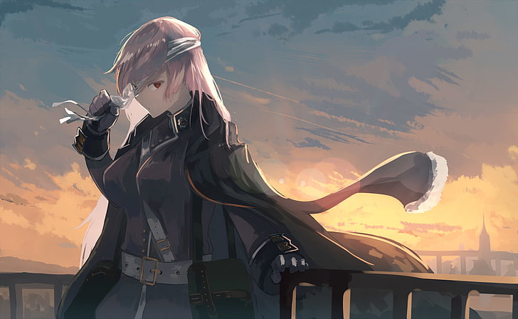 anime, clouds, sky, original characters, FGO, Florence Nightingale (Fate/Grand Order)
