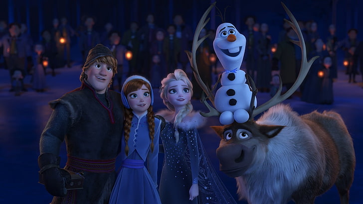 HD wallpaper: Movie, Olaf's Frozen Adventure, Anna (Frozen), Elsa (Frozen)  | Wallpaper Flare