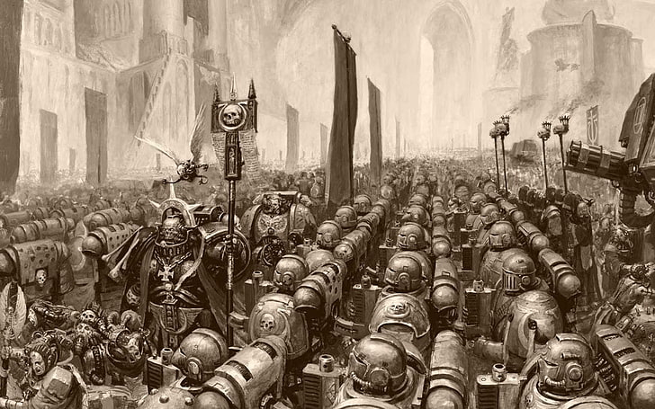 40K space marines We are Legion Abstract Other HD Art, ultramarines