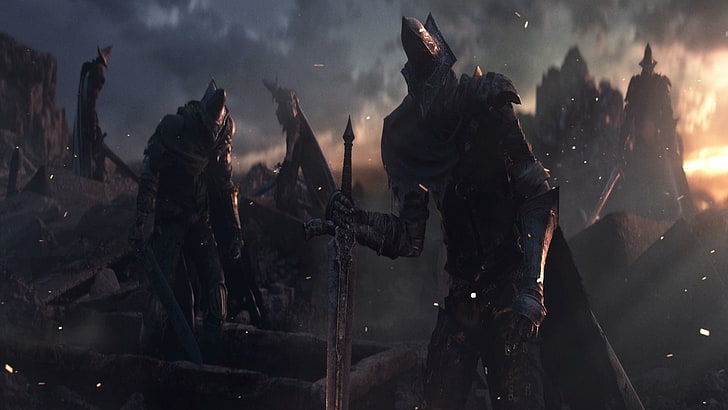 darkest dungeon Dark Souls skins: Abyss Watcher VS DarkWraith mod