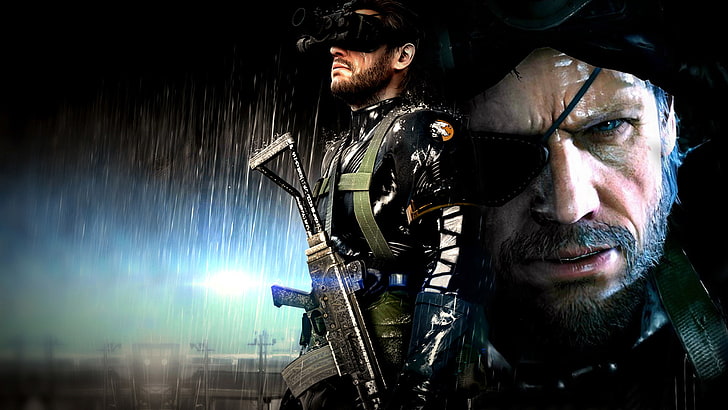 video games, Metal Gear Solid V: Ground Zeroes, Big Boss, collage, HD wallpaper
