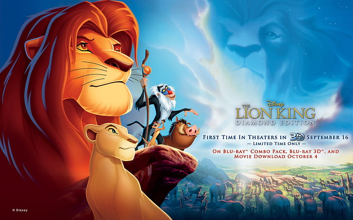 Disney movie The Lion King, disney lion king dvd, HD wallpaper