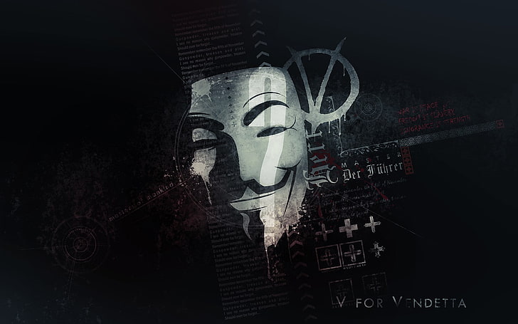 V for Vendetta, Anonymous, HD wallpaper