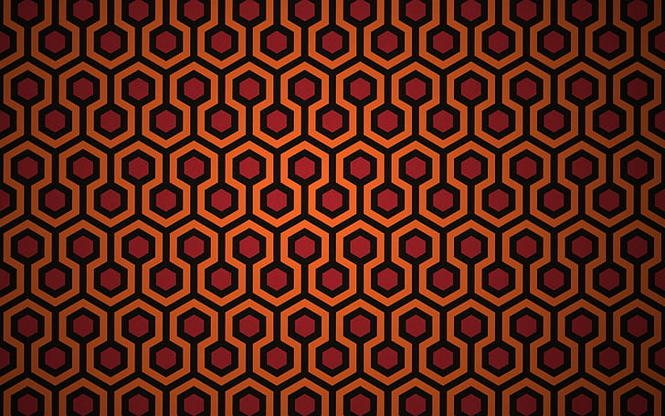 2560x1600 px abstract hexagon pattern The Shining Anime Hello Kitty HD Art