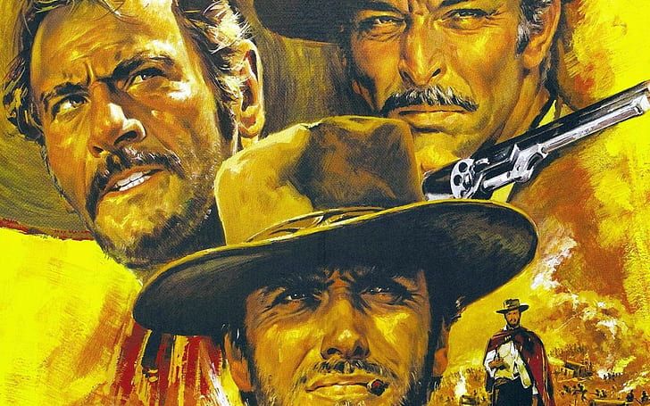 Lee Van Cleef, The Good, the Bad and the Ugly, western, Clint Eastwood, HD wallpaper