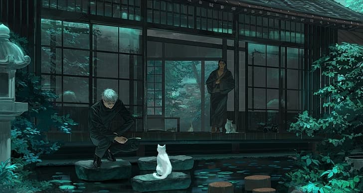 Jujutsu Kaisen, Satoru Gojo, Suguru Geto, HD wallpaper