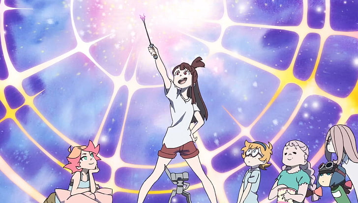 Little Witch Academia, night, illuminated, arts culture and entertainment