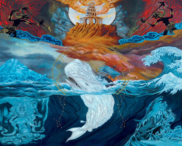 Art Flood Mastodon - Leviathan Entertainment Music HD Art, ocean, HD wallpaper