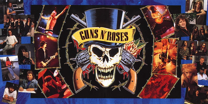 Guns N' Roses poster lot collage, Band (Music)