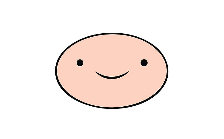 Adventure Time - Finn, smiley emoji, Cartoons, Others, studio shot, HD wallpaper