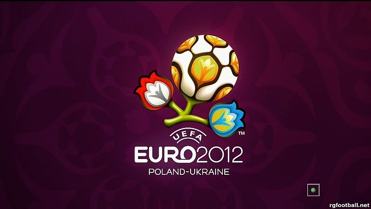 black and red crew-neck shirt, EURO 2012, Poland, Ukraine, cartoon, HD wallpaper