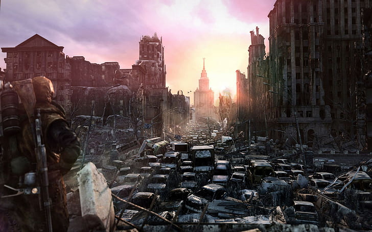 concept art, dystopian, Metro 2033, video games, apocalyptic, HD wallpaper
