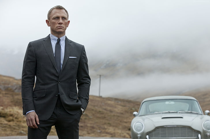 car, James Bond, Most Popular Celebs in 2015, Daniel Craig, HD wallpaper