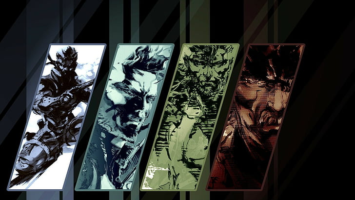Metal Gear Solid 3: Snake Eater, Metal Gear Solid 2, Metal Gear Solid 4, HD wallpaper