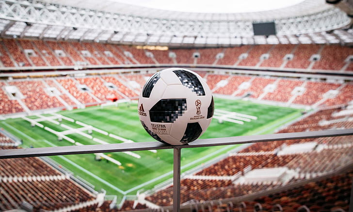 The ball, Sport, Football, Russia, Adidas, 2018, Stadium, FIFA, HD wallpaper