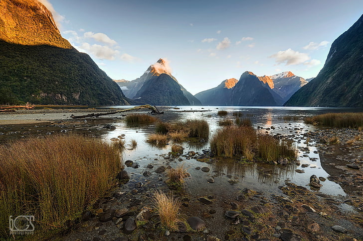 New Zealand, the fjord, South island, Milford Sound, the Fiordland national Park