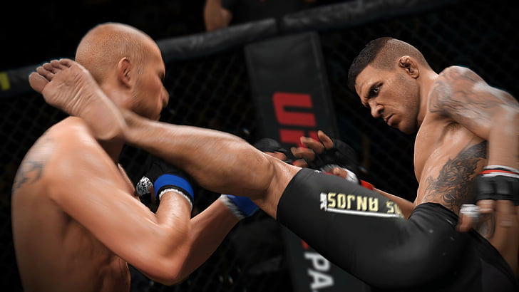 UFC game console, EA Sports UFC 2, Best Games, fighting, PlayStation 4, HD wallpaper