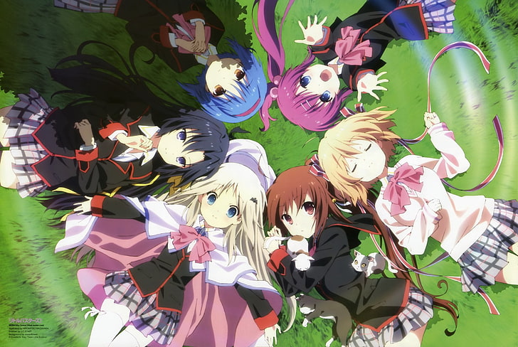 Anime, Little Busters!, Haruka Saigusa, Komari Kamikita, Kudryavka Noumi, HD wallpaper