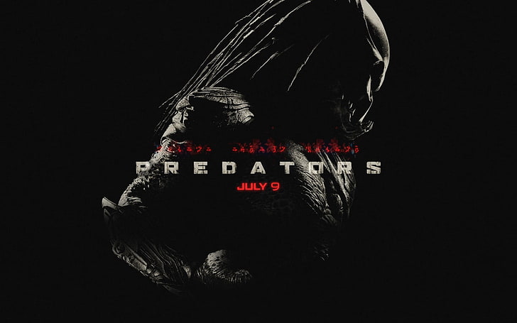 HD wallpaper: July 9 Predators movie poster, movies, black background,  indoors | Wallpaper Flare
