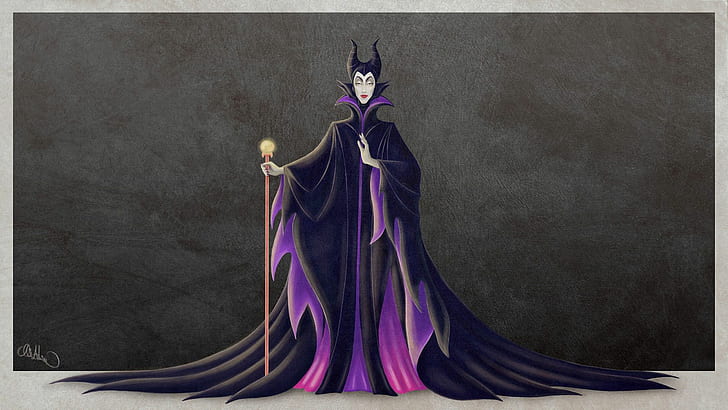 Maleficent Disney HD, cartoon/comic