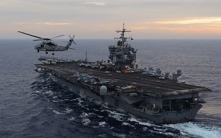 Warships, USS Enterprise (CVN-65), Aircraft Carrier, HD wallpaper