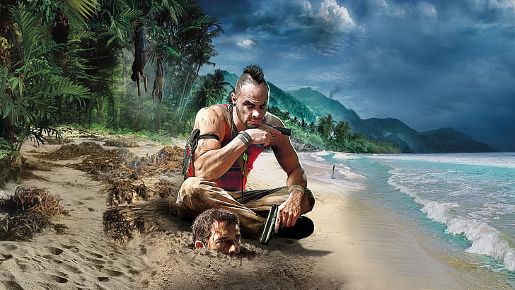 Far Cry, Far Cry 3, Computer, MSI, water, land, nature, tree, HD wallpaper