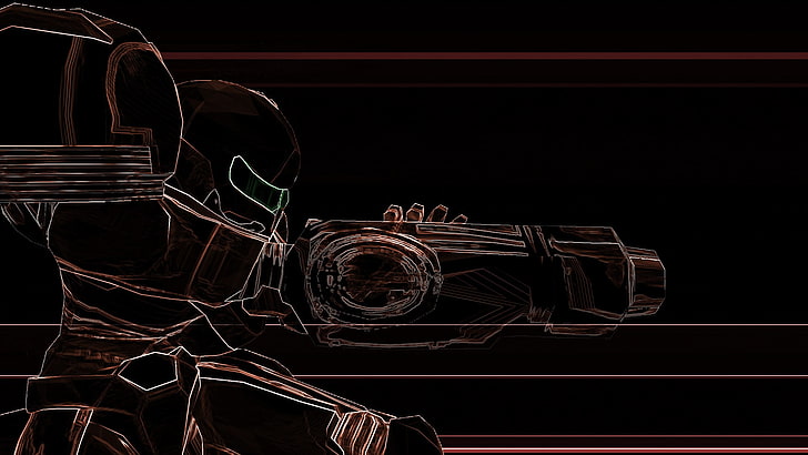 robot holding rifle digital wallpaper, Super Metroid, Samus Aran, HD wallpaper