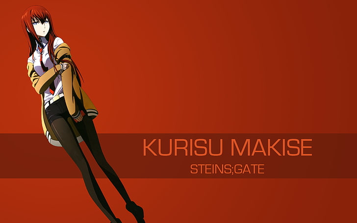 Steins;Gate, Makise Kurisu, anime girls, text, communication, HD wallpaper