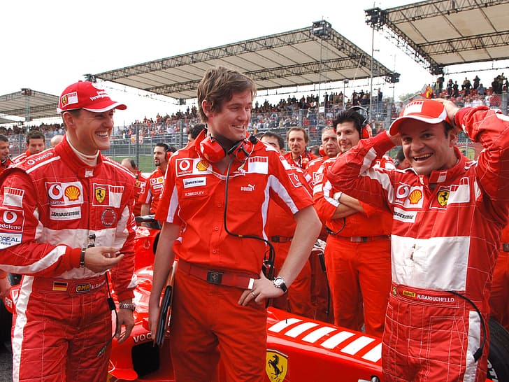 racing, Formula 1, Ferrari, Scuderia Ferrari, Michael Schumacher, HD wallpaper