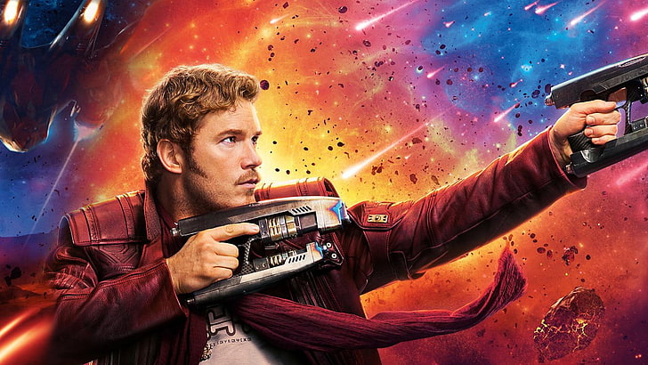 Guardians of the Galaxy Vol. 2, Marvel Cinematic Universe, Star Lord, HD wallpaper