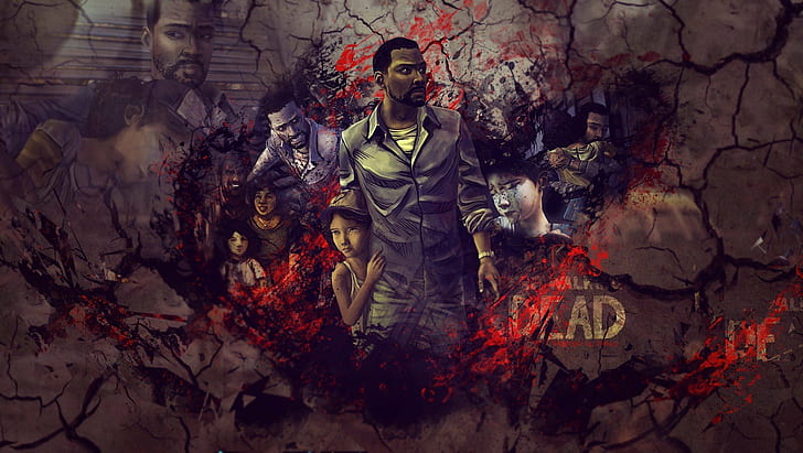 Clementine (Character), Lee (Character), The Walking Dead, Walking Dead: A Telltale Games Series, HD wallpaper