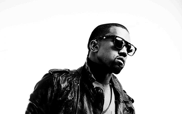 Kanye West, rapper, glasses, jacket, men, sunglasses, people, HD wallpaper