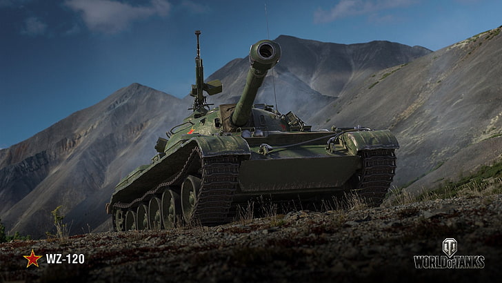 WoT, World of Tanks, Wargaming, Chinese tank, WZ-120 HD wallpaper