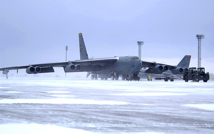 2560x1600 px 52 Stratofortress aircraft Boeing B Bomber Military Aircraft snow Nature Oceans HD Art