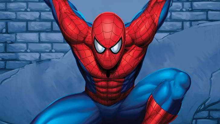 spiderman, 5k, hd, 4k, superheroes, artwork, digital art, HD wallpaper