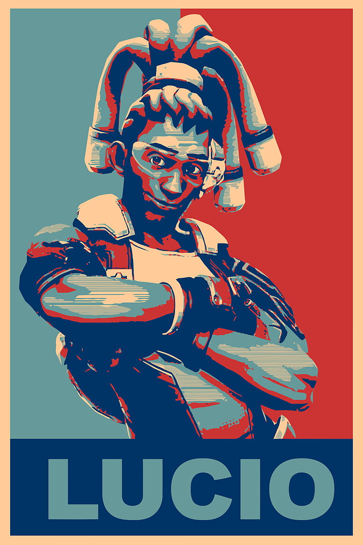 propaganda, Lúcio (Overwatch), Gamer, HD wallpaper